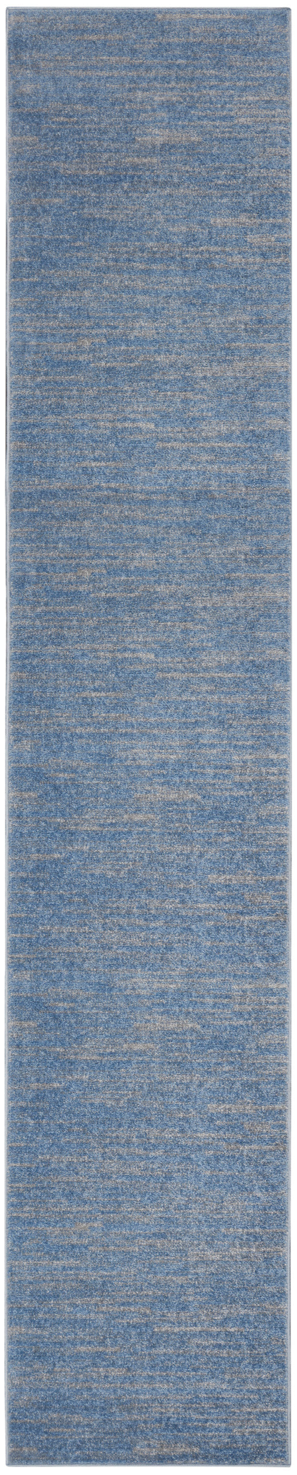 Nourison Nourison Essentials 2'2" x 20' Blue/Grey Outdoor Rug