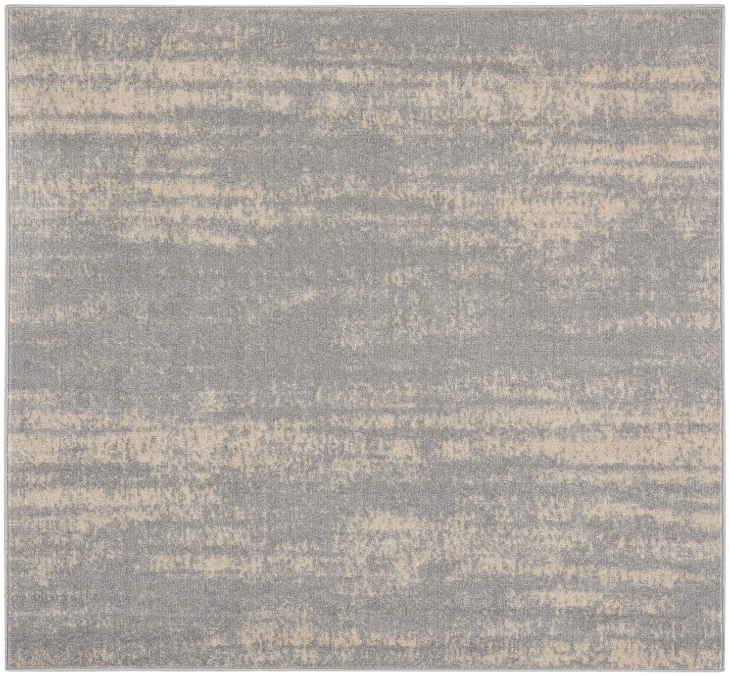 Nourison Nourison Essentials 5' x Square Grey Beige Modern Rug