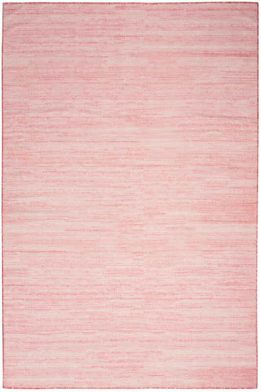 Nourison Washable Essentials 5'3" x 7'3" Pink Modern Indoor Rug