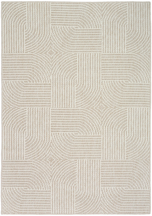 Nourison Natural Texture 3'11" x 5'11" Beige Ivory Modern Indoor Rug