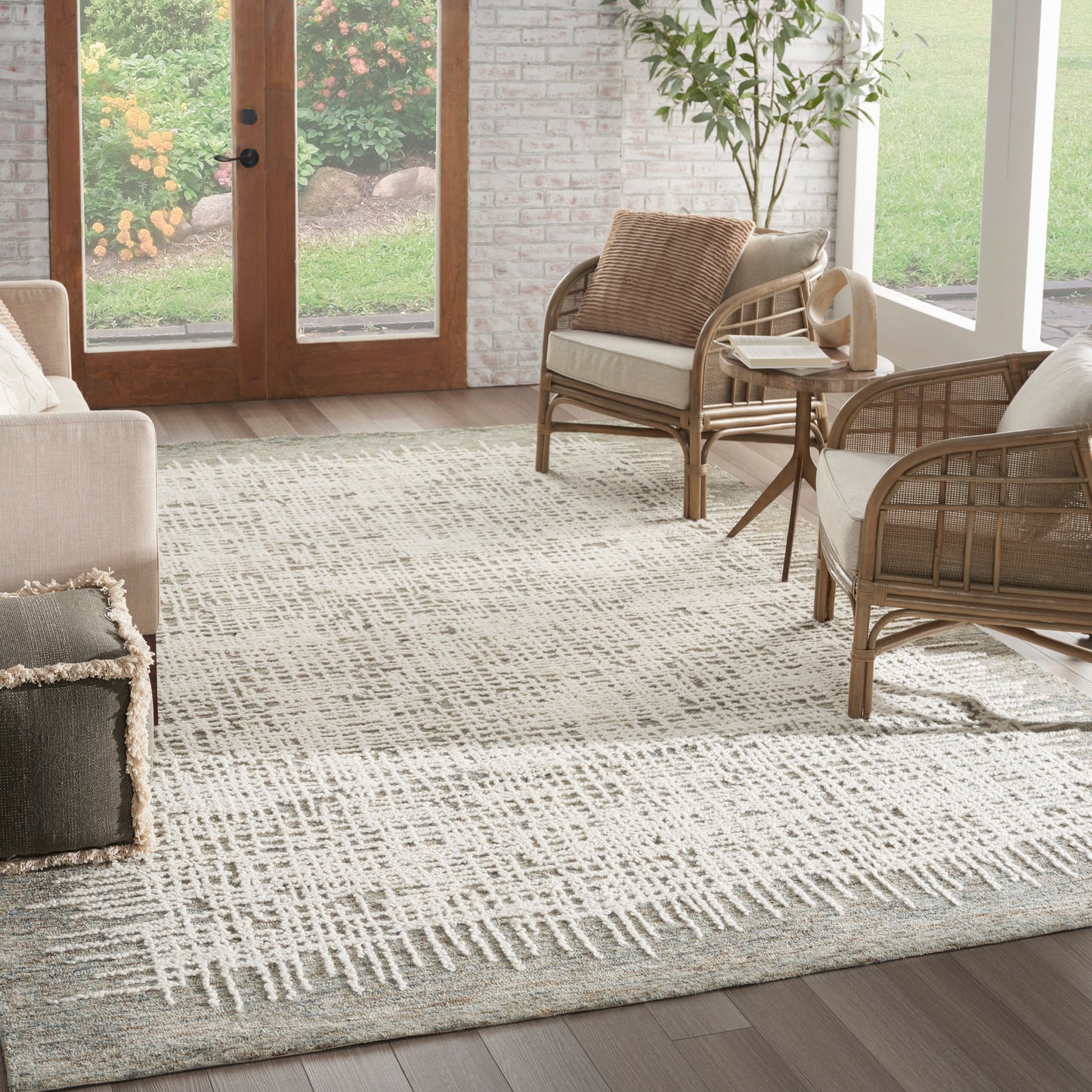 Nourison Colorado 8'3" x 11'6" Ivory Multicolor Rustic Indoor Rug