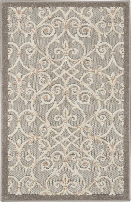 Nourison Aloha 2'8" x 4' Natural Contemporary Rug