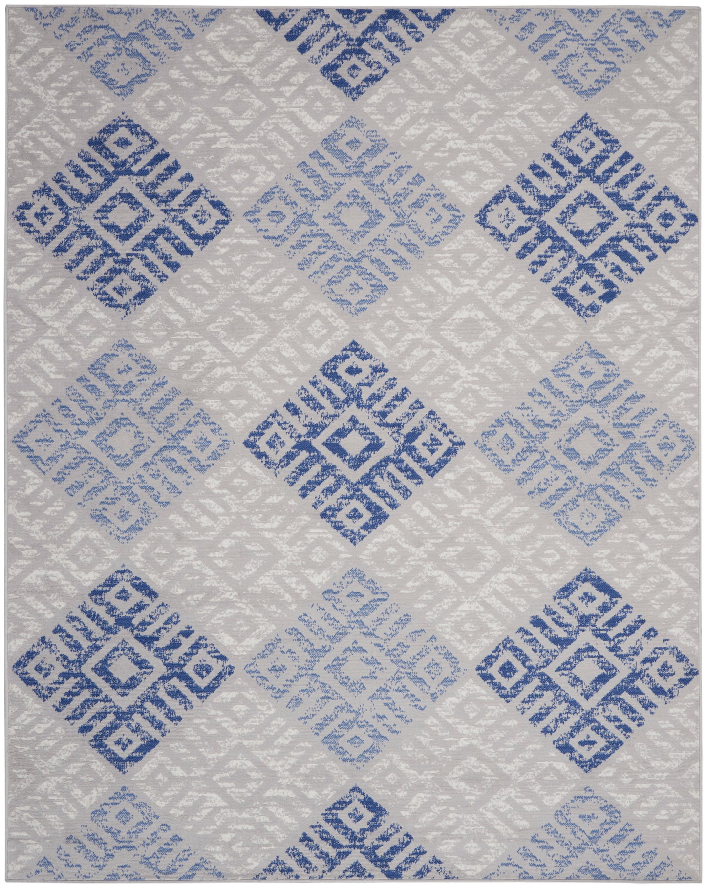 Nourison Whimsicle 8'4" x 11'6" Grey Blue Bohemian Indoor Rug