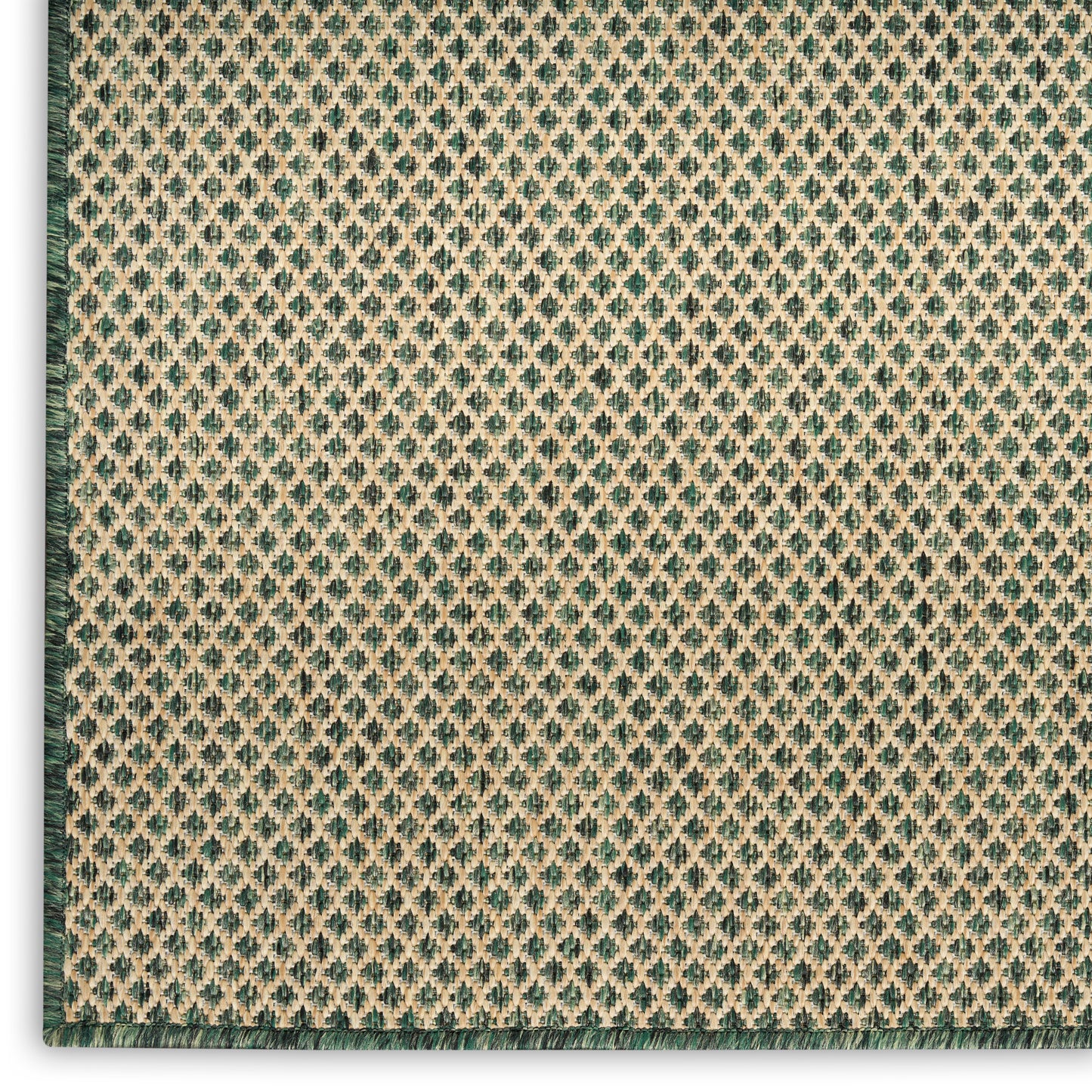 Nourison Courtyard 5' x 7' Green Modern Rug