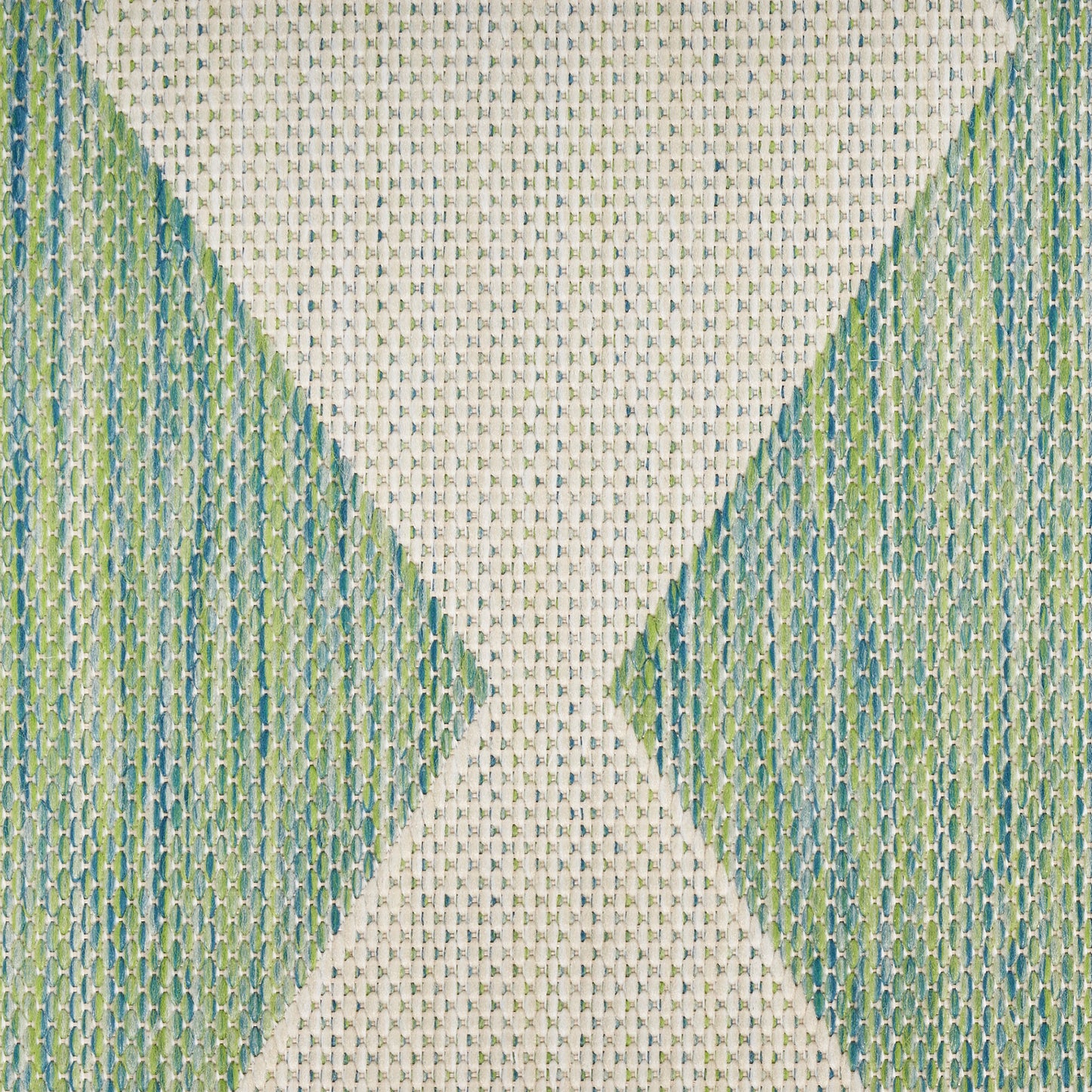 Nourison Positano 6' x 9' Blue Green Modern Rug