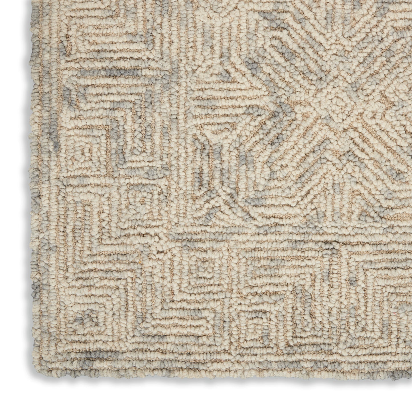 Nourison Colorado 3'9" x 5'9" Beige Grey Modern Indoor Rug