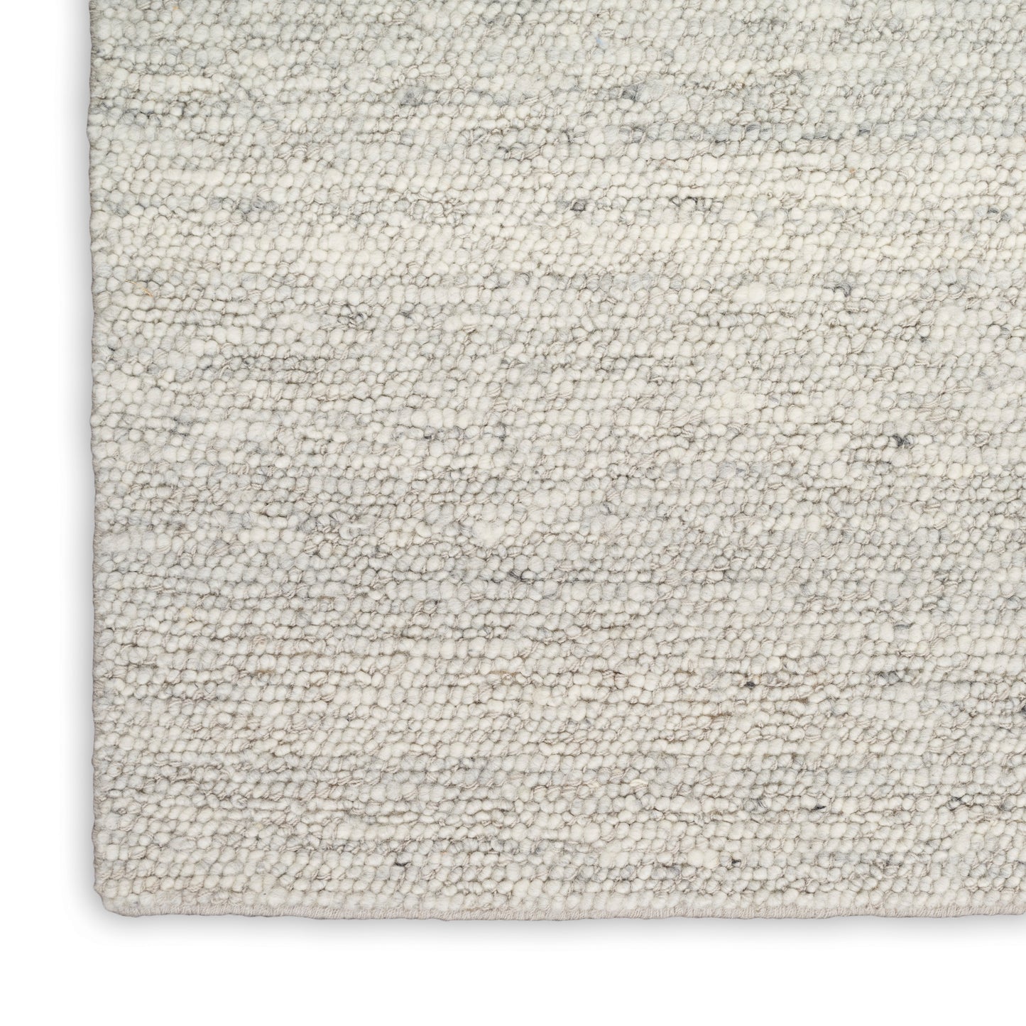 Nourison Alanna 5'6" x 7'5" Silver Farmhouse Indoor Rug