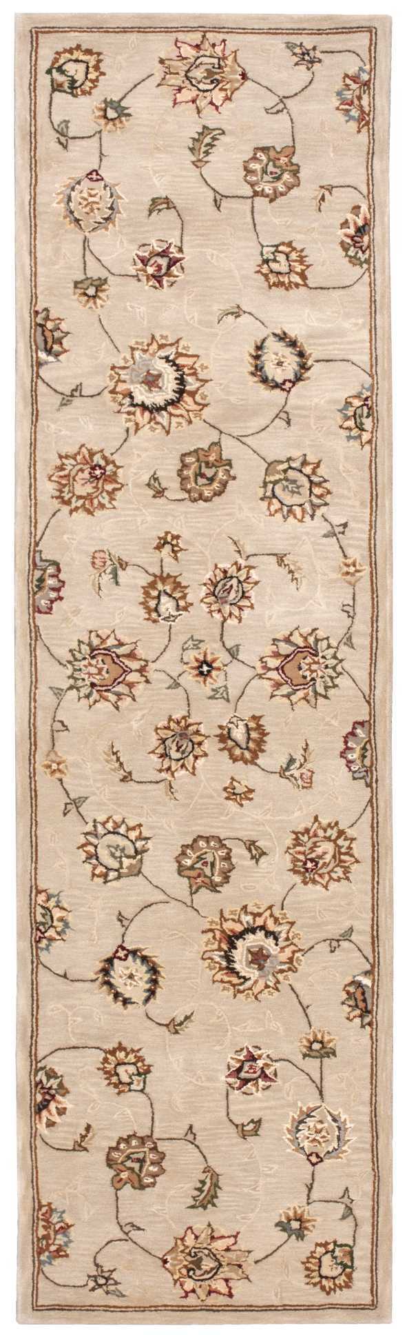 Nourison Nourison 2000 2'3" x 8' Beige Traditional Indoor Rug