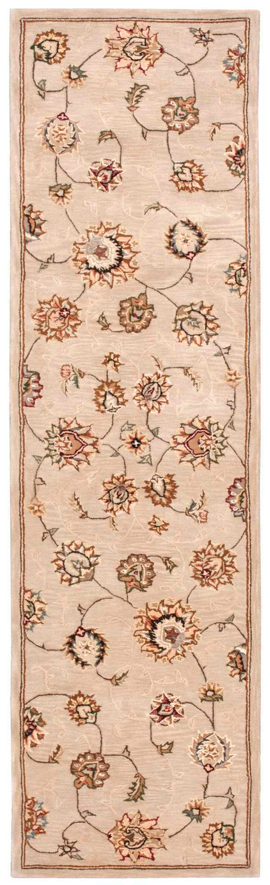 Nourison Nourison 2000 2'3" x 8' Beige Traditional Indoor Rug