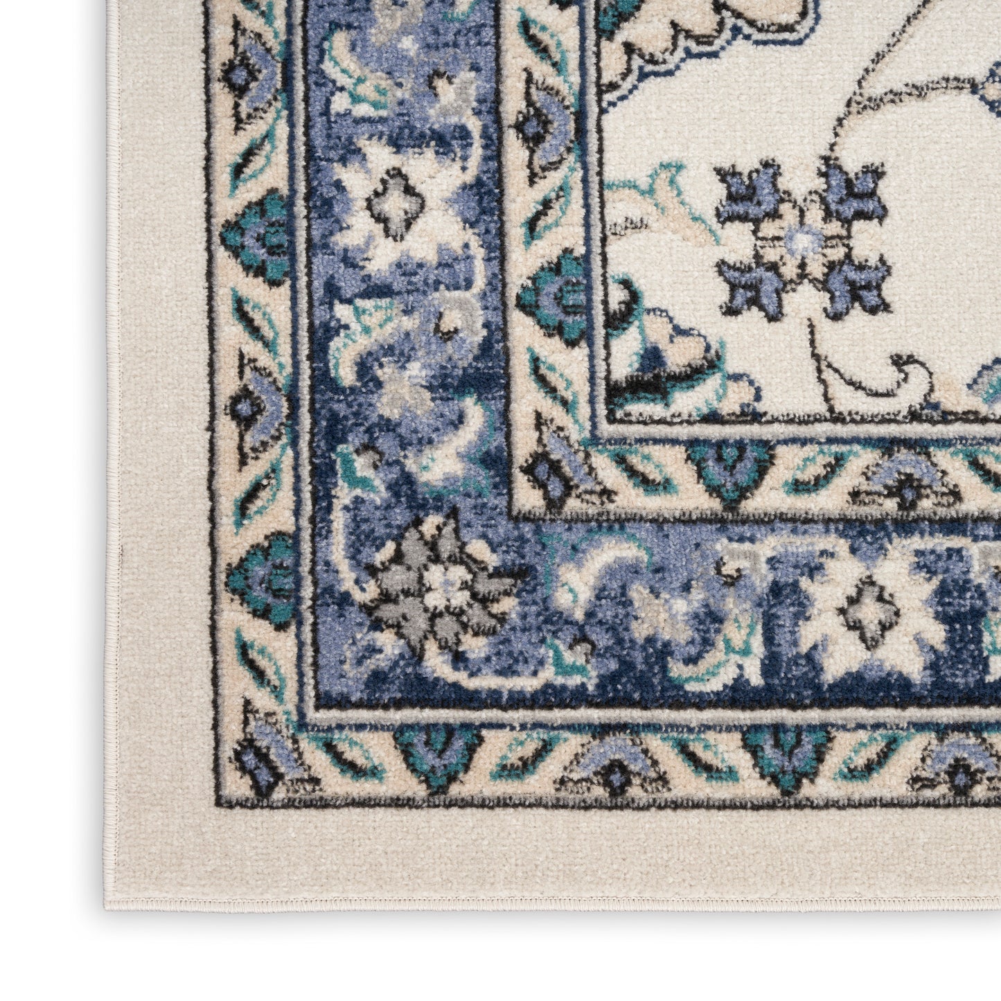 Nourison Nourison Essentials 2' x 4' Ivory Blue Vintage Rug