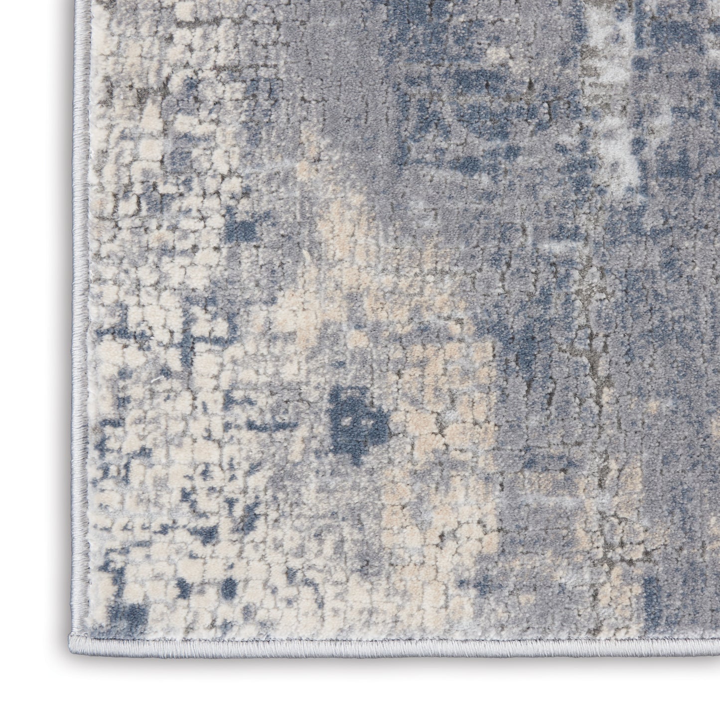 Nourison Rustic Textures 5'3" x 7'3" Grey Beige Modern Indoor Rug