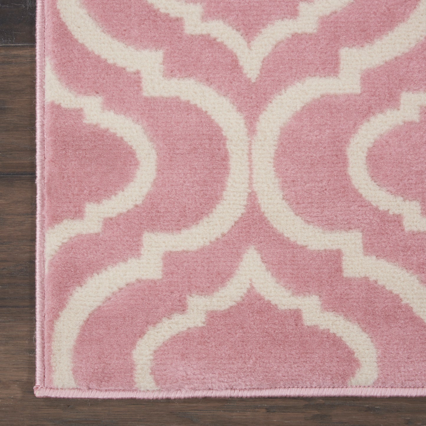 Nourison Jubilant 2'3" x 7'3" Pink Contemporary Indoor Rug