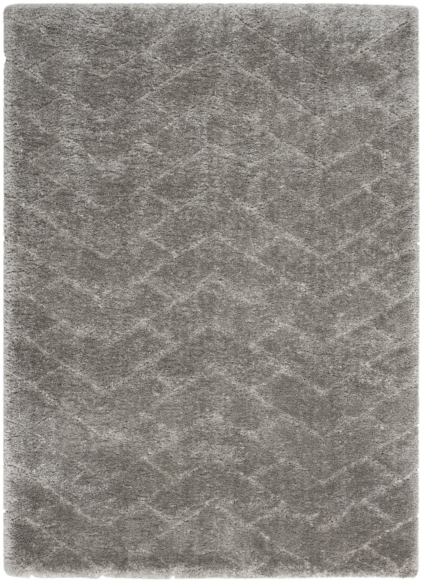 Nourison Dreamy Shag 4' x 6' Grey Shag Indoor Rug