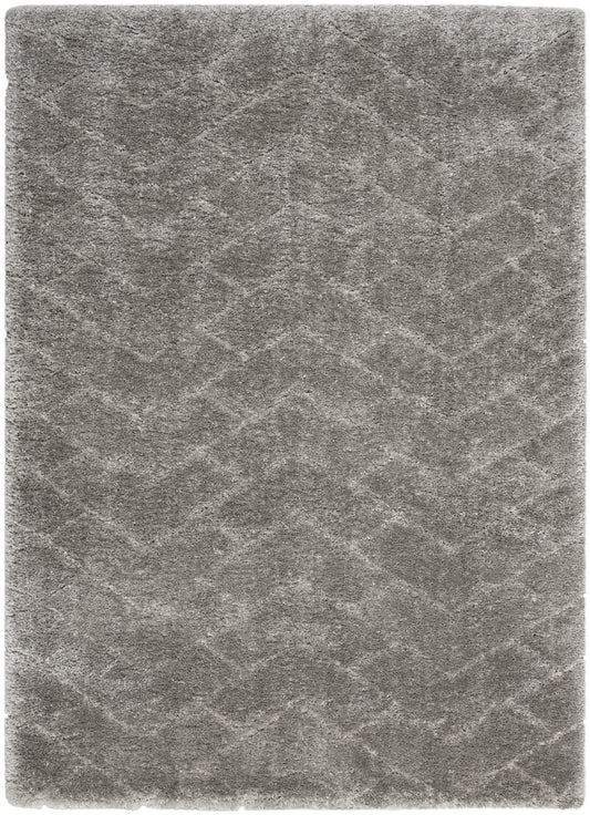 Nourison Dreamy Shag 4' x 6' Grey Shag Indoor Rug