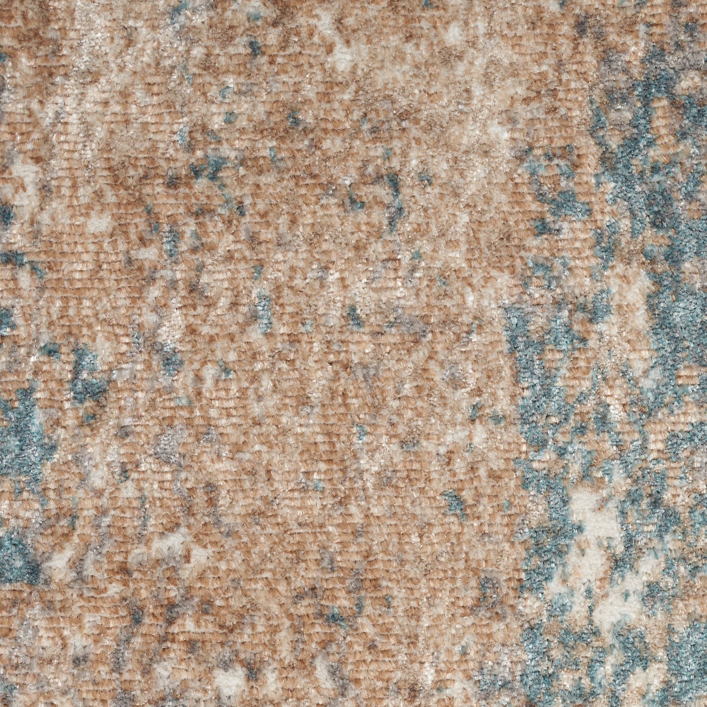 Nourison Glitz 7'10" x 9'10" Taupe/Multi Modern Indoor Rug