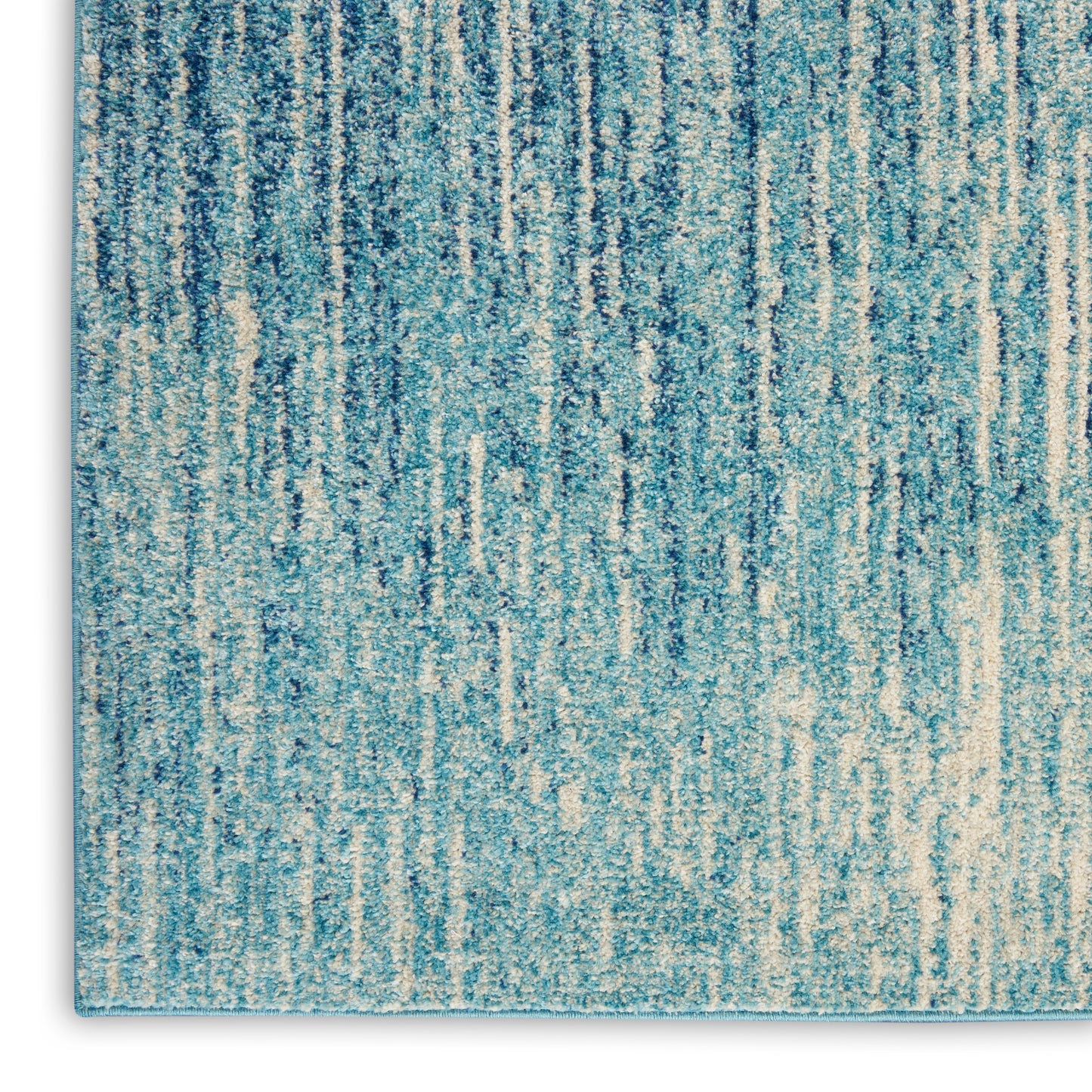 Nourison Passion 6'7" x 9'6" Navy/Light Blue Modern Indoor Rug