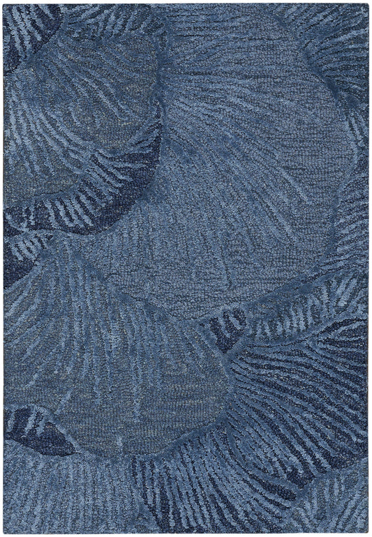 Nourison Avra 5'3" x 7'3" Blue Modern Indoor Rug