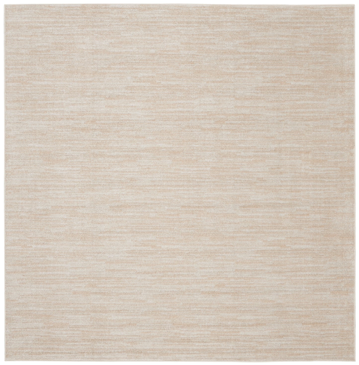 Nourison Nourison Essentials 5' x Square Ivory Beige Outdoor Rug