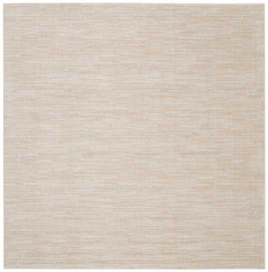 Nourison Nourison Essentials 5' x Square Ivory Beige Outdoor Rug