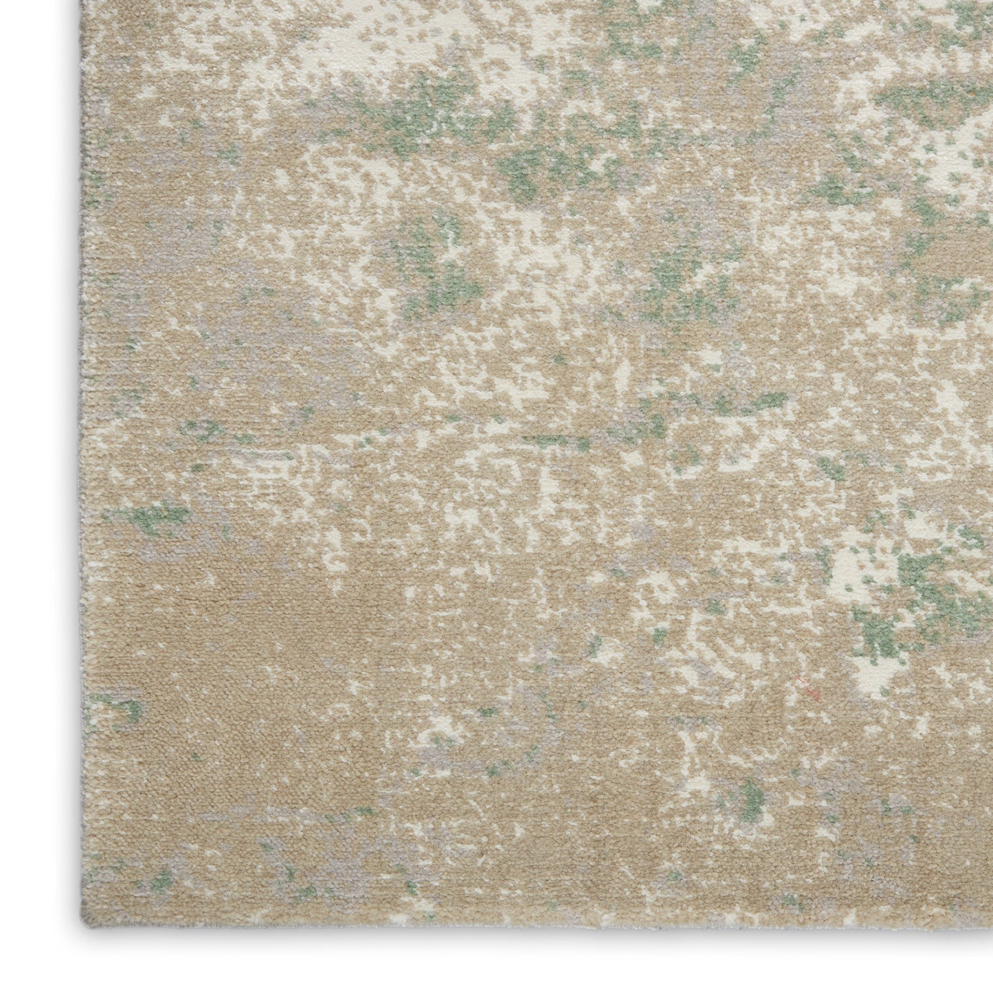 Nourison Twilight 12' x 15' Ivory Green Modern Indoor Rug