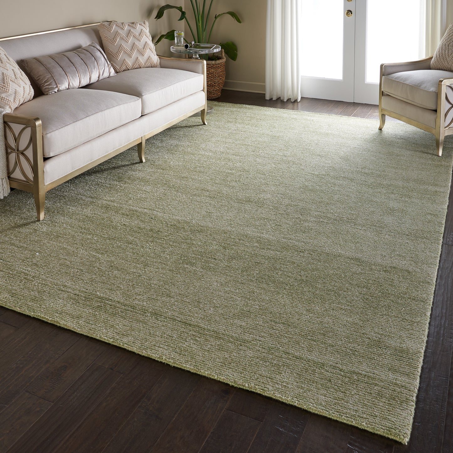 Nourison Weston 8' x 10'6" Citron Modern Indoor Rug