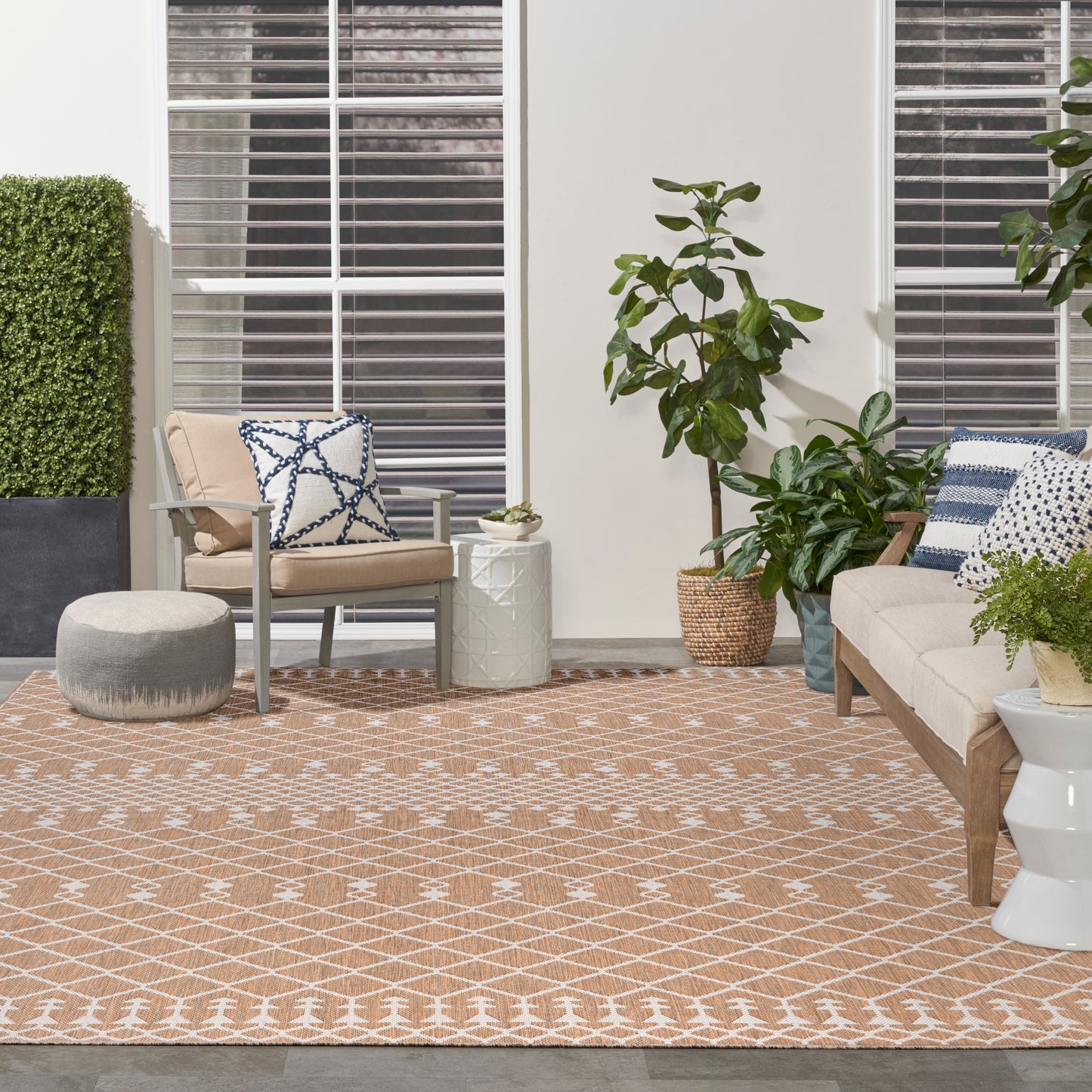 Nourison Positano 9' x 12' Jute Modern Rug