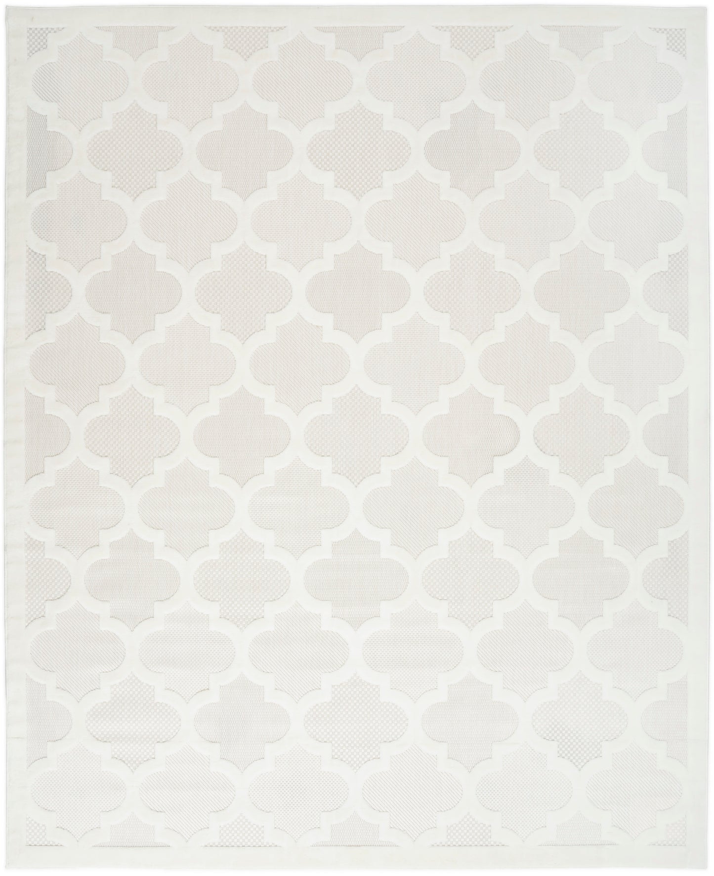 Nourison Easy Care 8' x 10' Ivory White Modern Rug