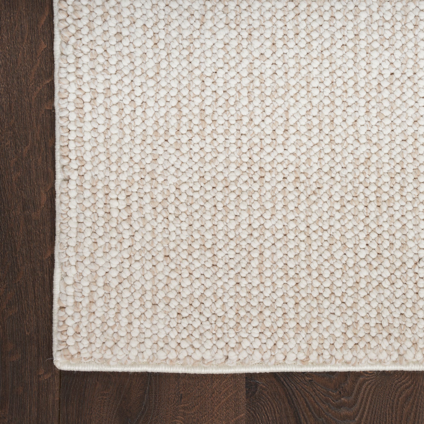 Nourison Natural Texture 2'3" x 7'6" Ivory Beige Farmhouse Indoor Rug