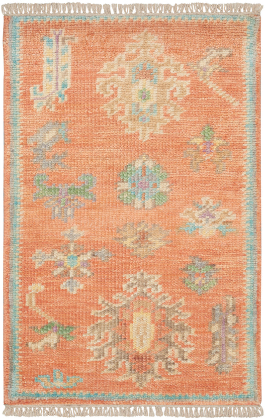 Nourison Odessa 2' x 3' Brick Multicolor Vintage Indoor Rug