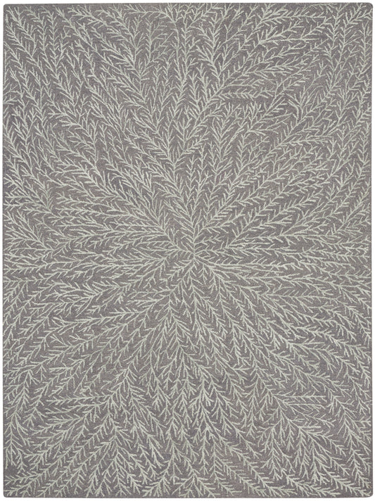 Michael Amini Ma30 Star 9'9" x 13'9" Slate/Teal Modern Indoor Rug