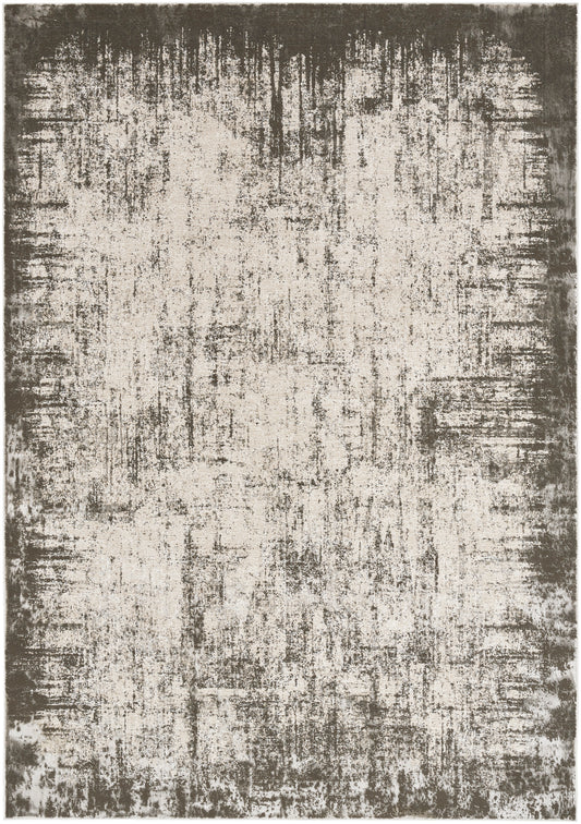 Nourison Desire 3'11" x 5'11" Grey/Ivory Modern Indoor Rug