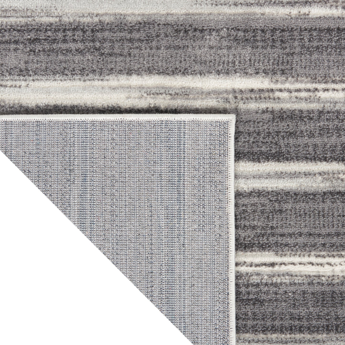 Calvin Klein CK011 Verdant 7'10" x 9'10" Charcoal Ivory Modern Indoor Rug