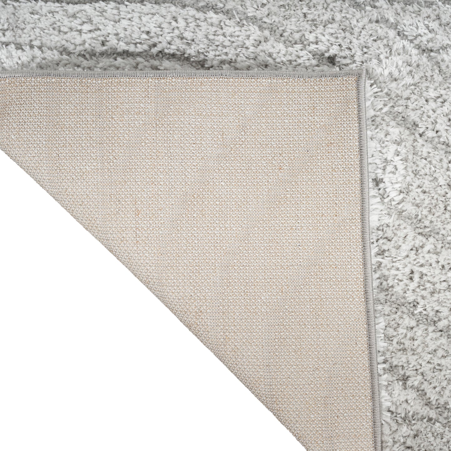 Calvin Klein Surfaces 2' x 3' Silver Grey Shag Indoor Rug