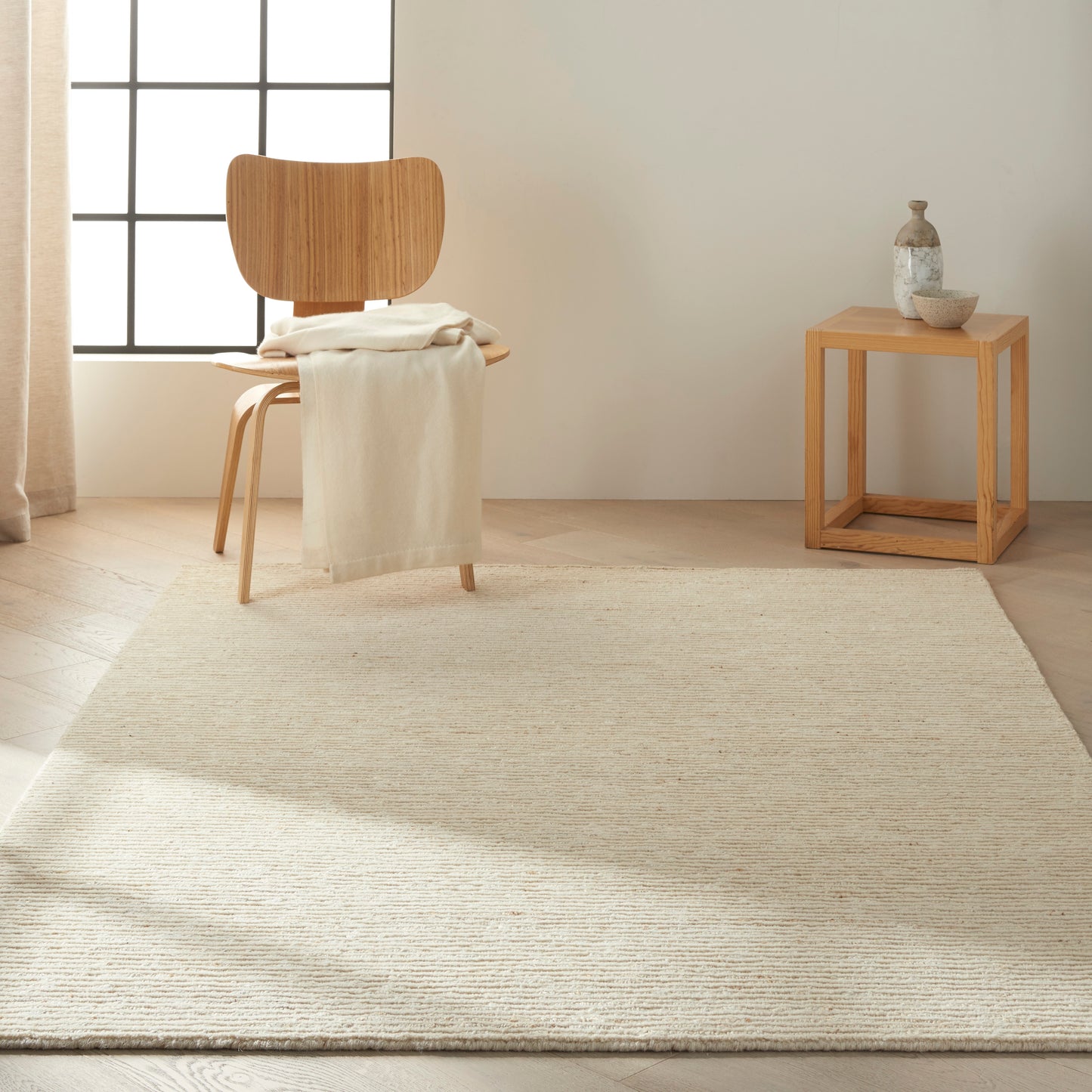 Calvin Klein Kathmandu 5'6" x 7'5" Natural Modern Indoor Rug