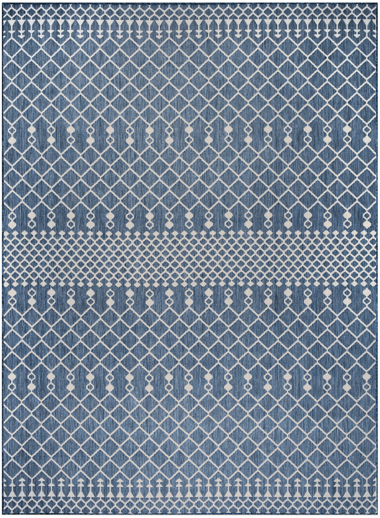 Nourison Positano 9' x 12' Navy Blue Modern Rug