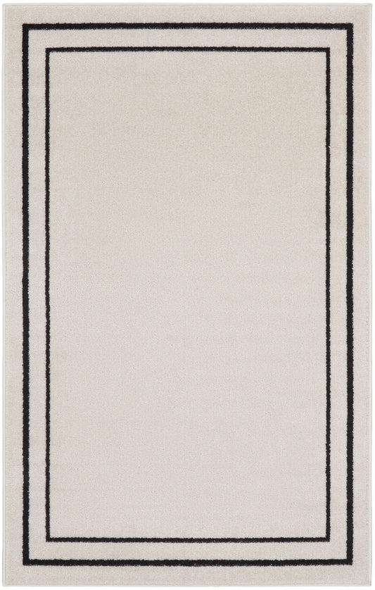 Nourison Nourison Essentials 2' x 4' Ivory/Black Contemporary Rug