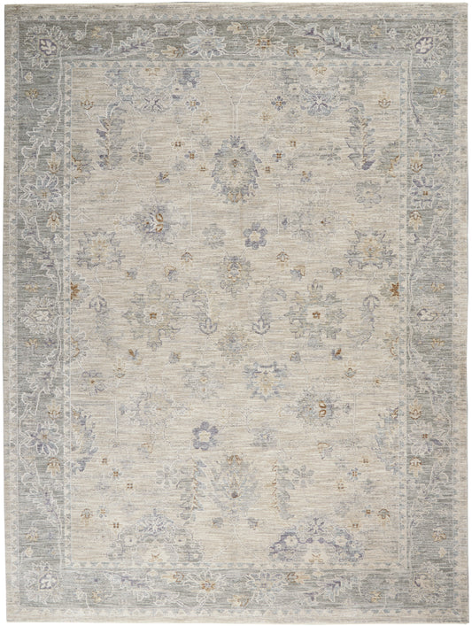 Nourison Infinite 7'10" x 10'4" Lt Grey Vintage Indoor Rug