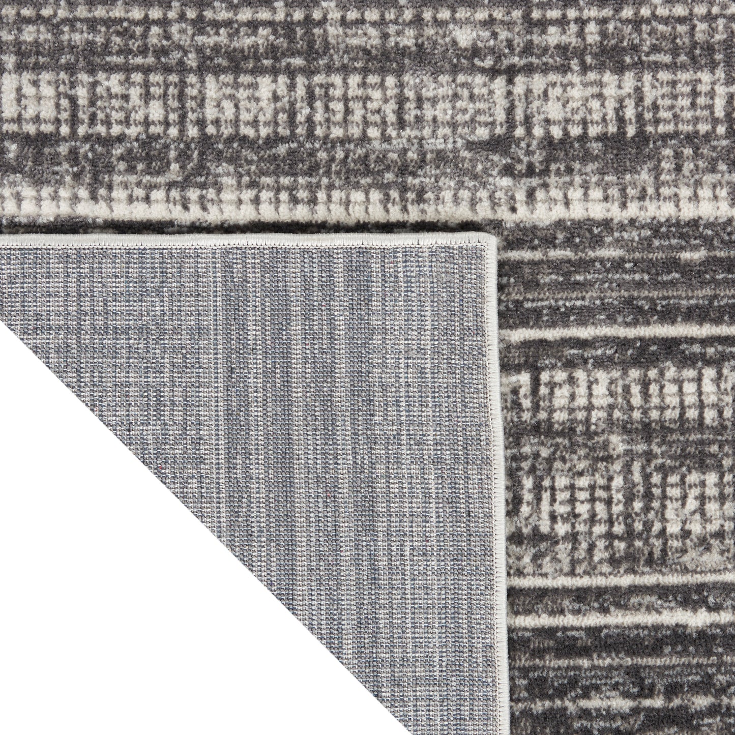 Calvin Klein CK011 Verdant 7'10" x 9'10" Charcoal Ivory Modern Indoor Rug