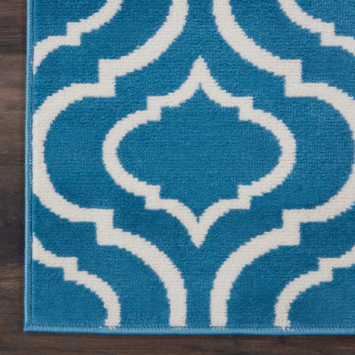 Nourison Jubilant 2'3" x 7'3" Blue Contemporary Indoor Rug