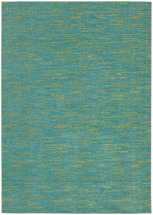 Nourison Nourison Essentials 4' x 6' Blue Green Outdoor Rug