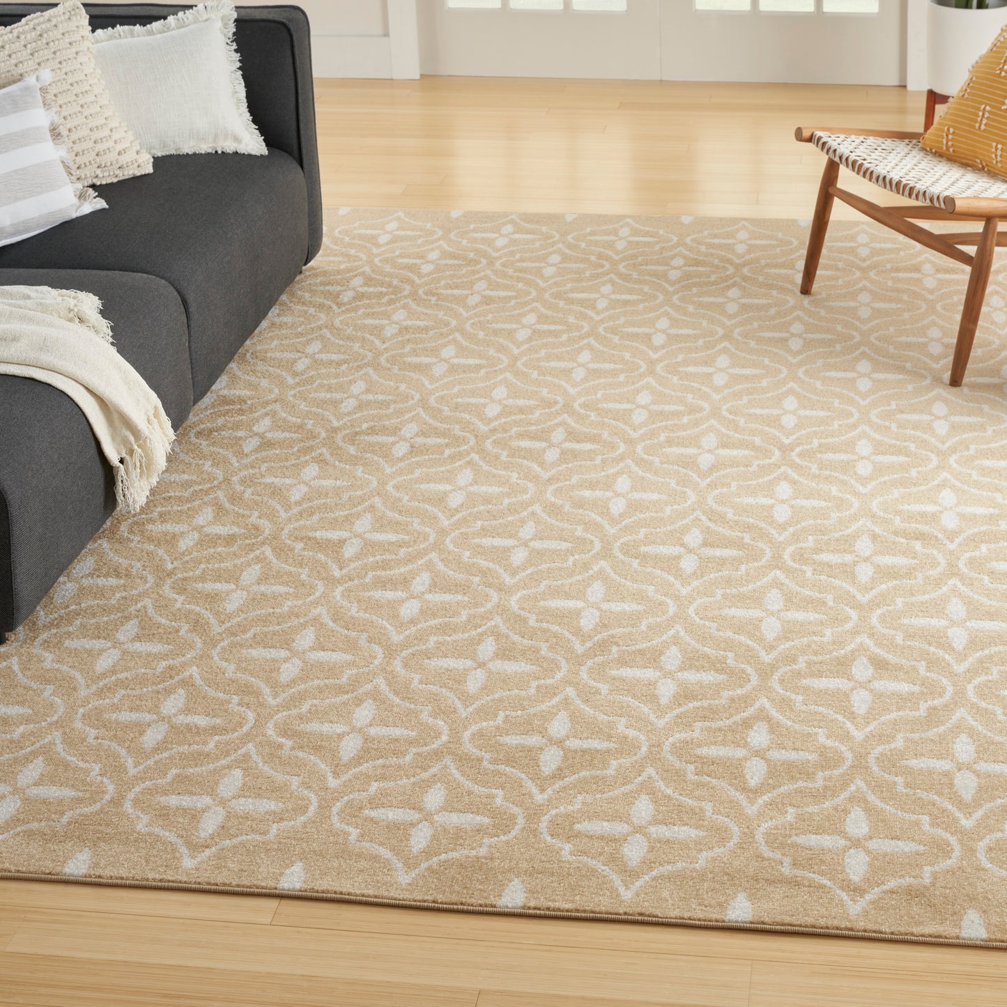 Nourison Nourison Essentials 8' x 10' Beige Ivory Modern Rug