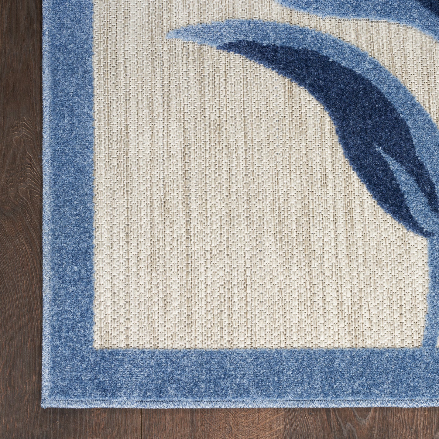 Nourison Aloha 9' x 12' Blue Grey Contemporary Rug