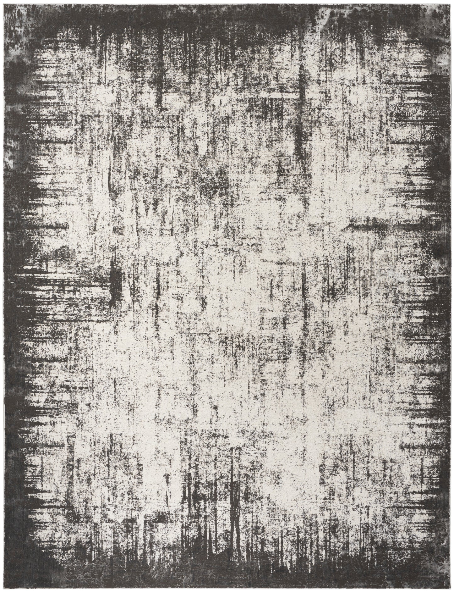 Nourison Desire 9' x 12' Grey/Ivory Modern Indoor Rug