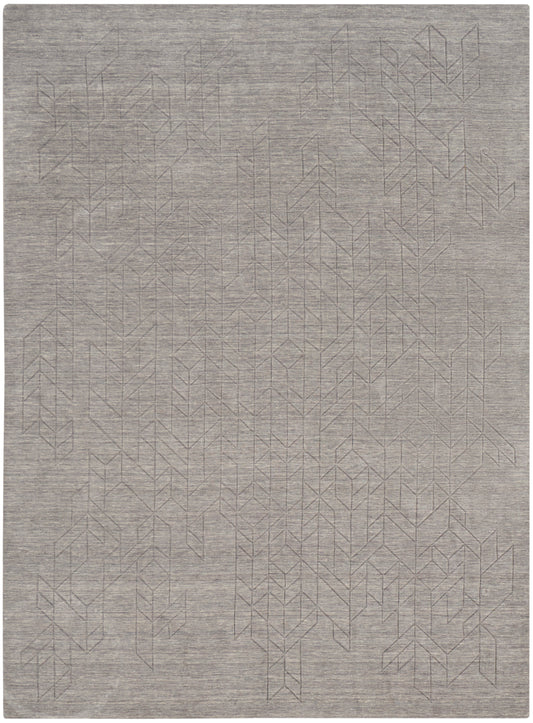 Nourison Alessia 8'6" x 11'6" Grey Modern Indoor Rug