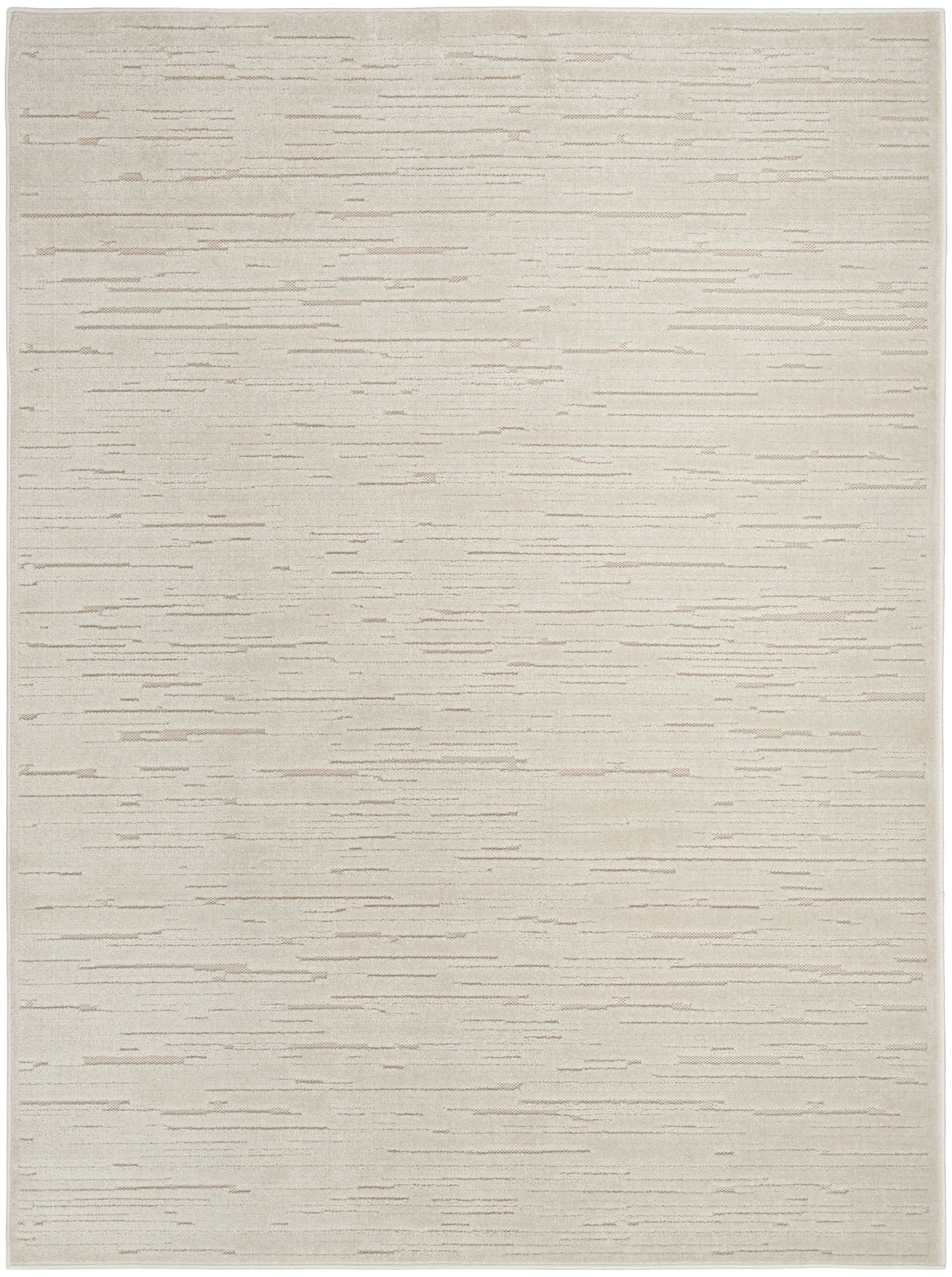 Nourison Care Free 3'11" x 5'11" Beige Modern Indoor Rug