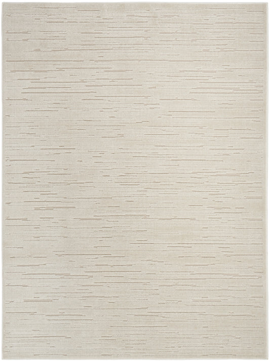 Nourison Care Free 3'11" x 5'11" Beige Modern Indoor Rug