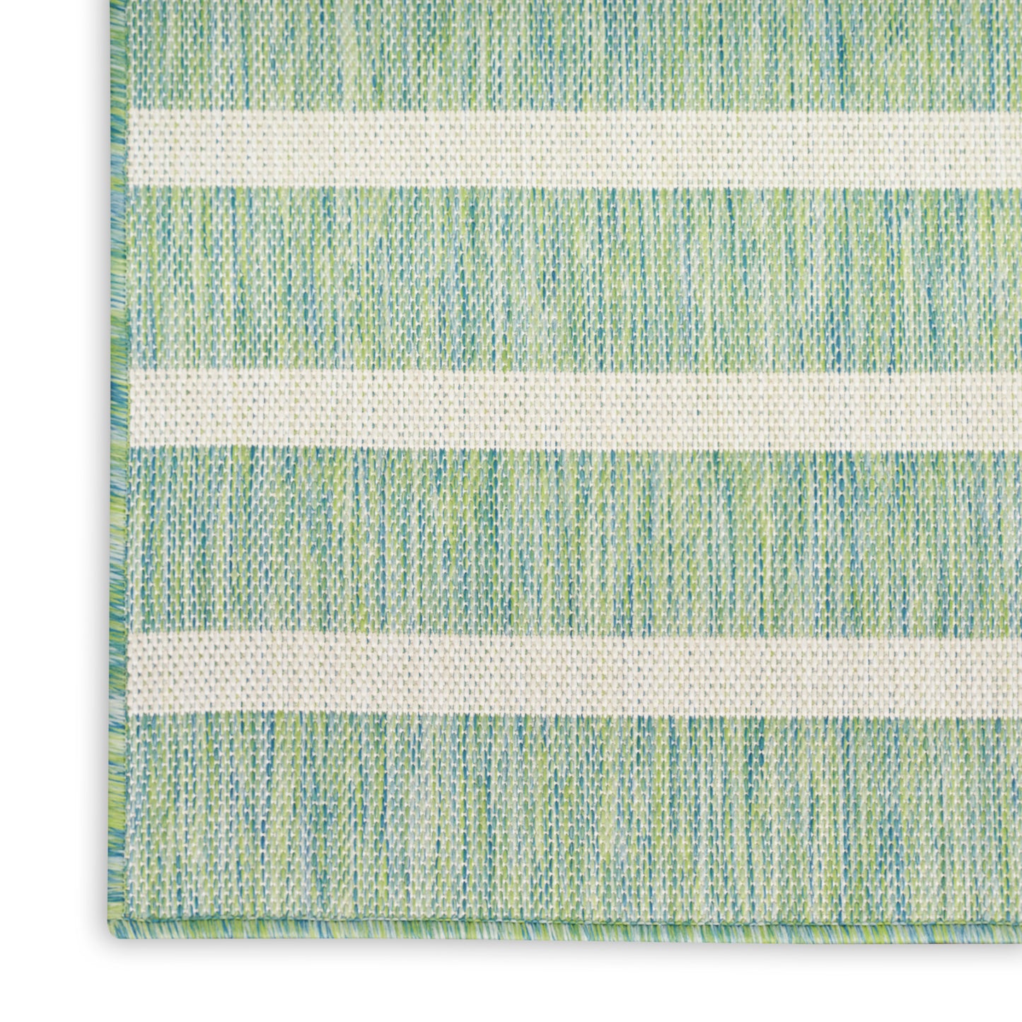 Nourison Positano 6' x 9' Blue Green Ivory Modern Rug