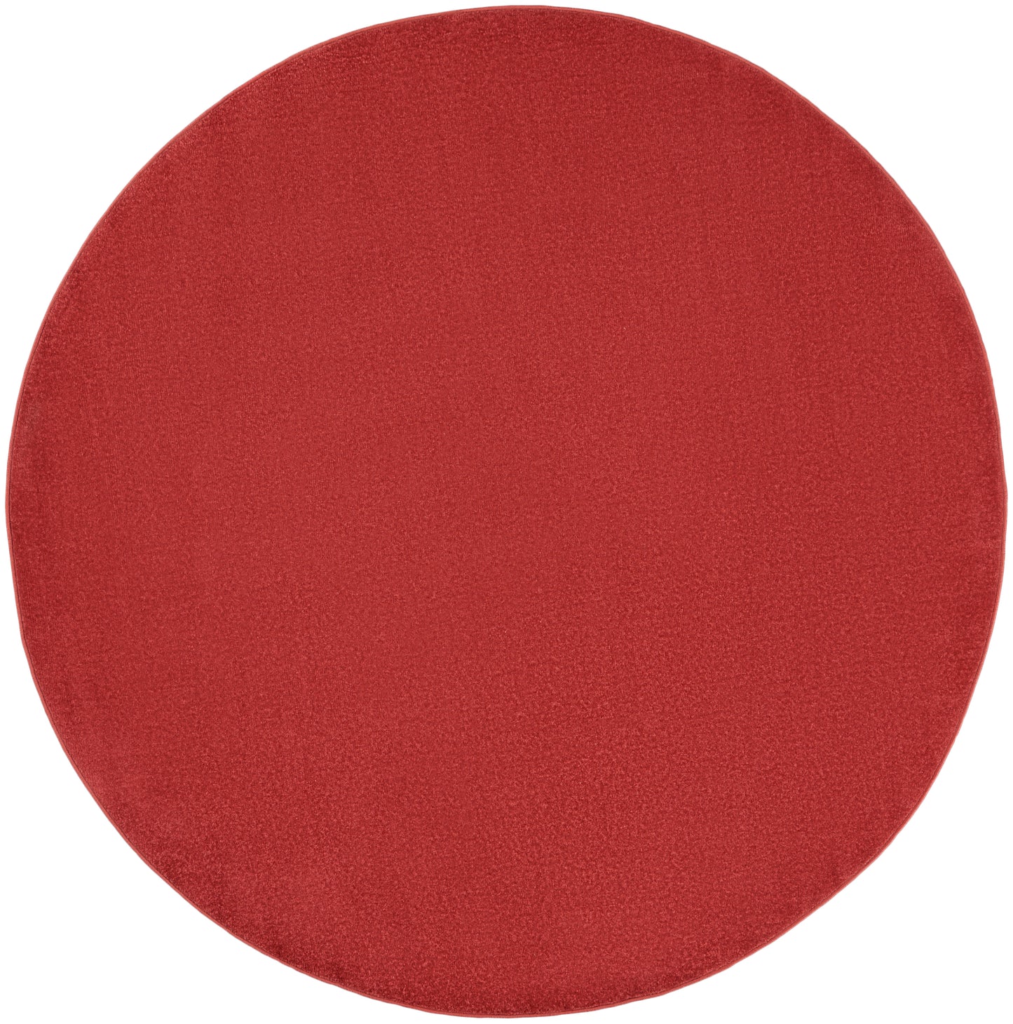 Nourison Nourison Essentials 6' x Round Brick Red Outdoor Rug