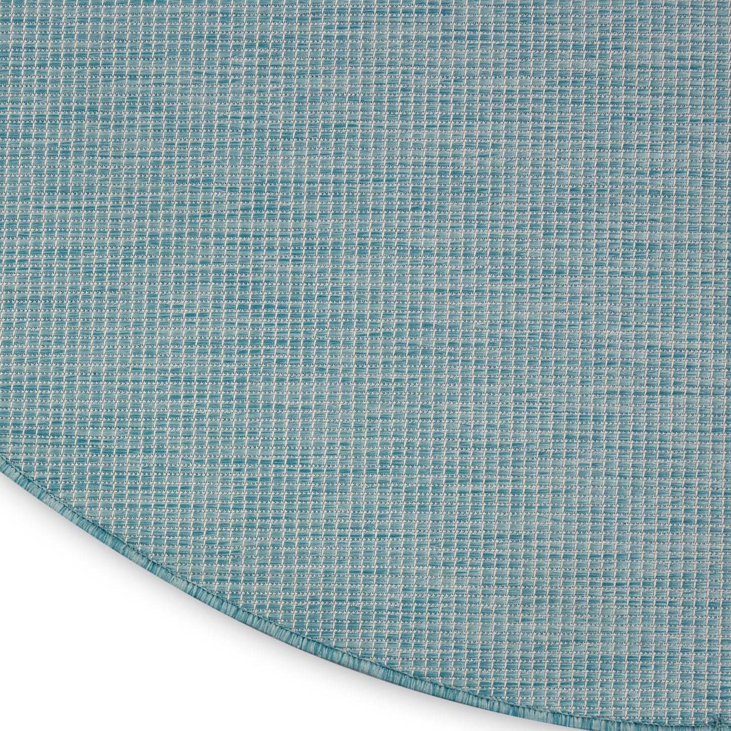 Nourison Positano 8' x Round Aqua Modern Rug