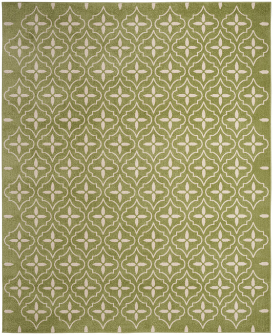 Nourison Nourison Essentials 5' x 7' Green Ivory Modern Rug